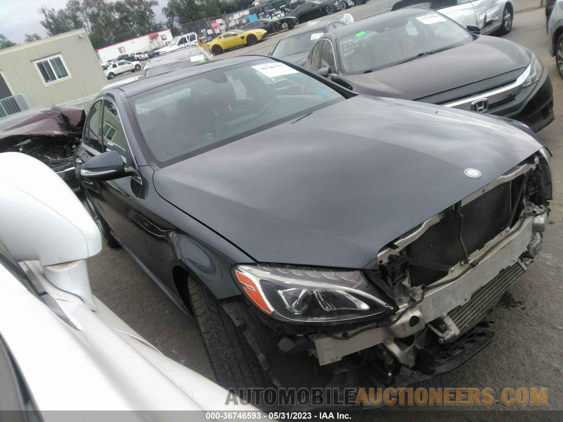 55SWF4KB6FU026643 MERCEDES-BENZ C-CLASS 2015