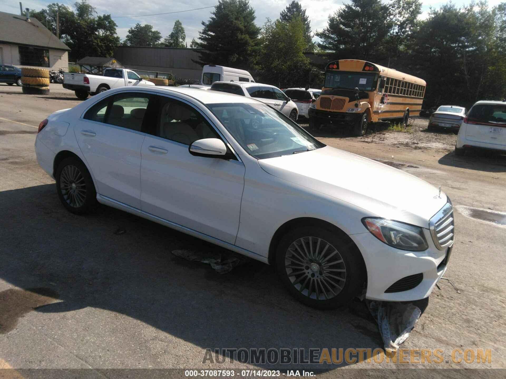 55SWF4KB6FU027758 MERCEDES-BENZ C-CLASS 2015