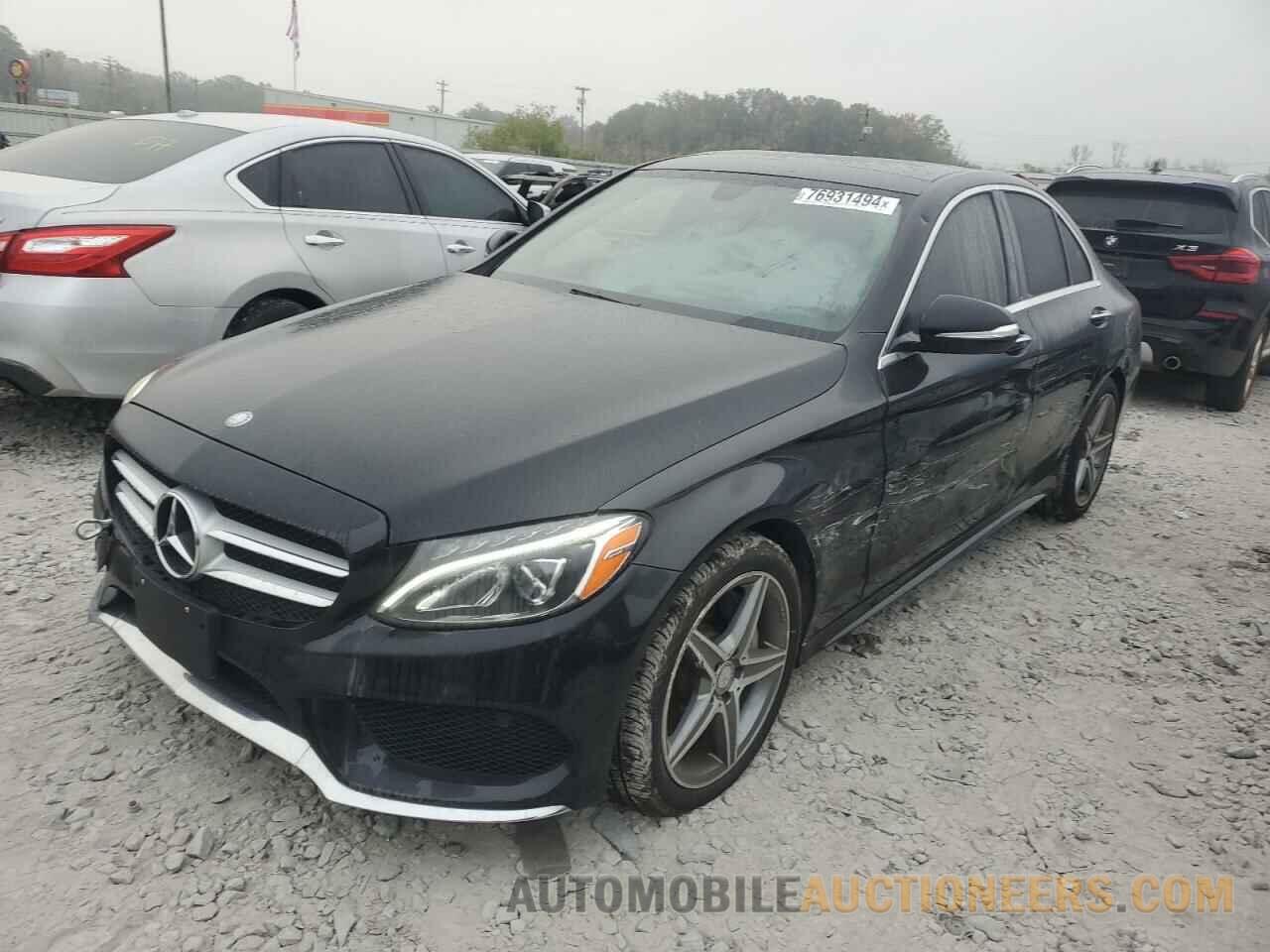 55SWF4KB6FU028537 MERCEDES-BENZ C-CLASS 2015