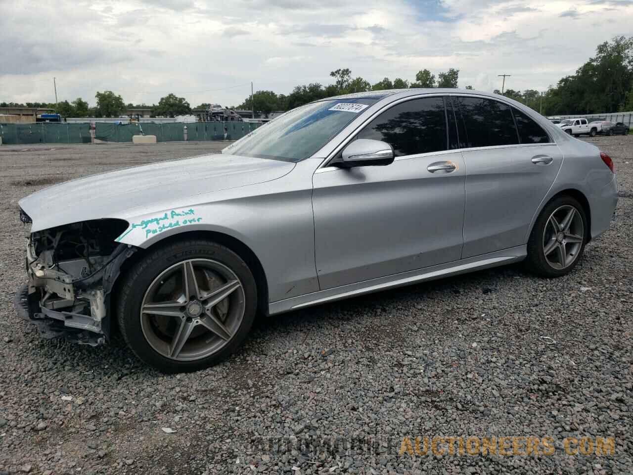 55SWF4KB6FU033706 MERCEDES-BENZ C-CLASS 2015