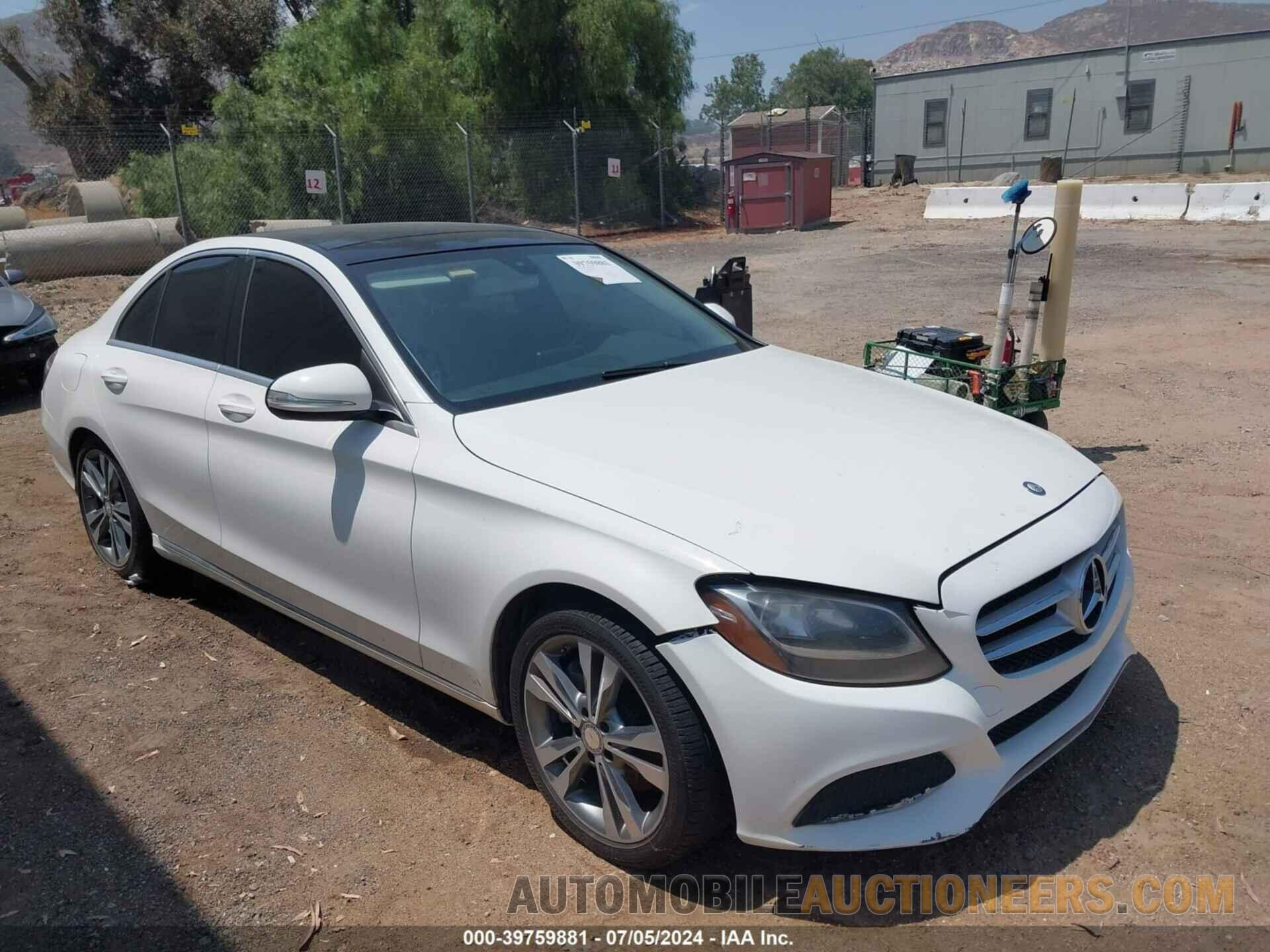 55SWF4KB6FU036072 MERCEDES-BENZ C 300 2015