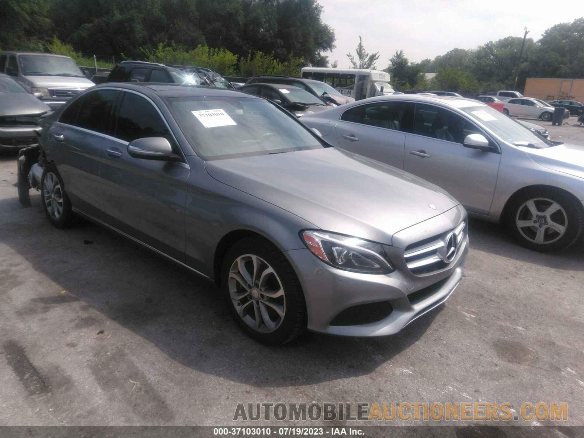 55SWF4KB6FU057309 MERCEDES-BENZ C-CLASS 2015