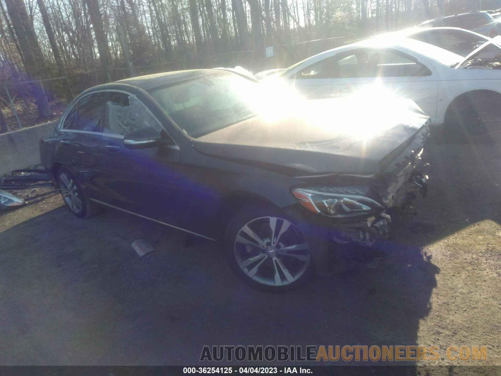 55SWF4KB6FU076345 MERCEDES-BENZ C-CLASS 2015