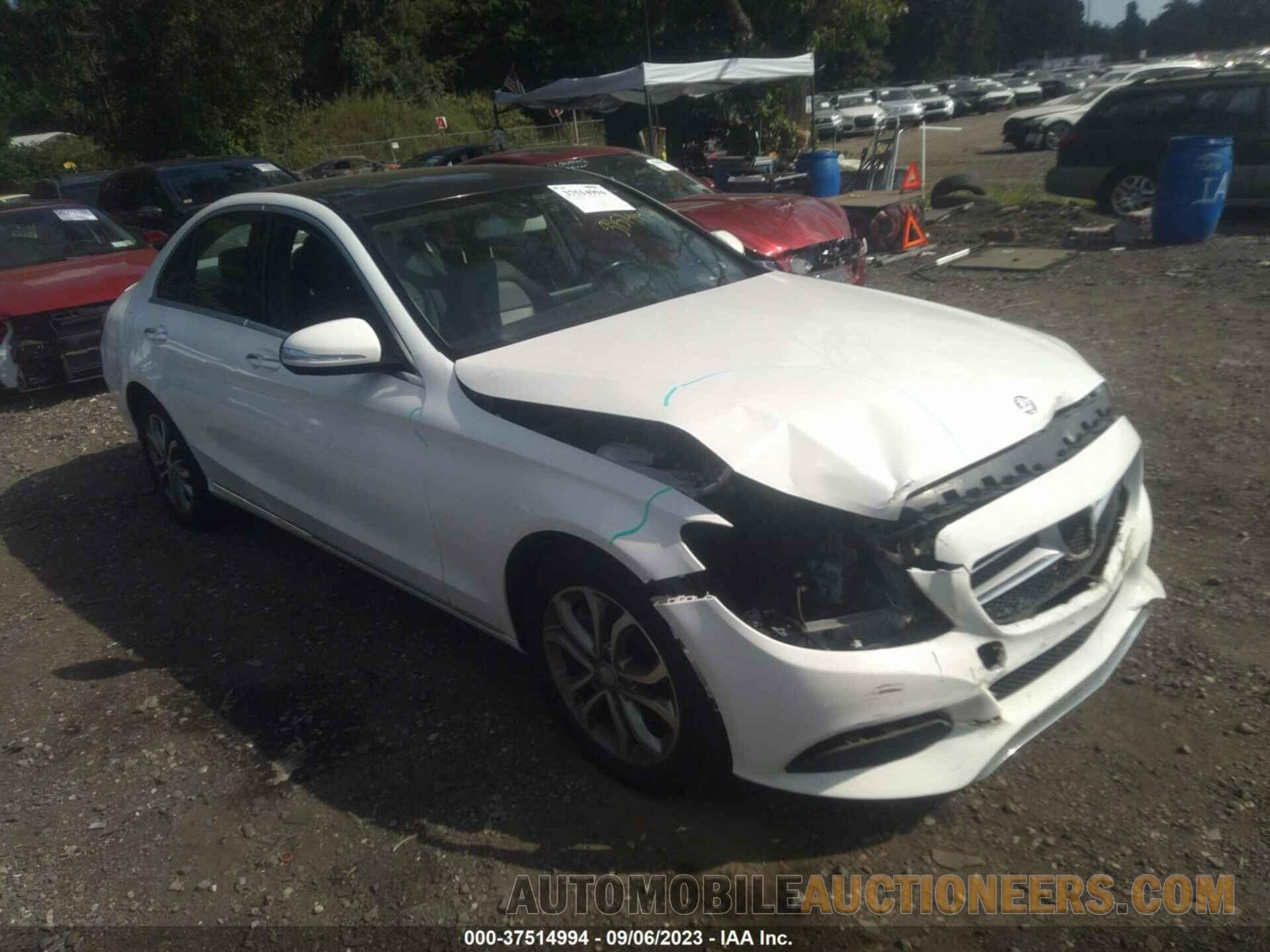 55SWF4KB6FU079827 MERCEDES-BENZ C-CLASS 2015