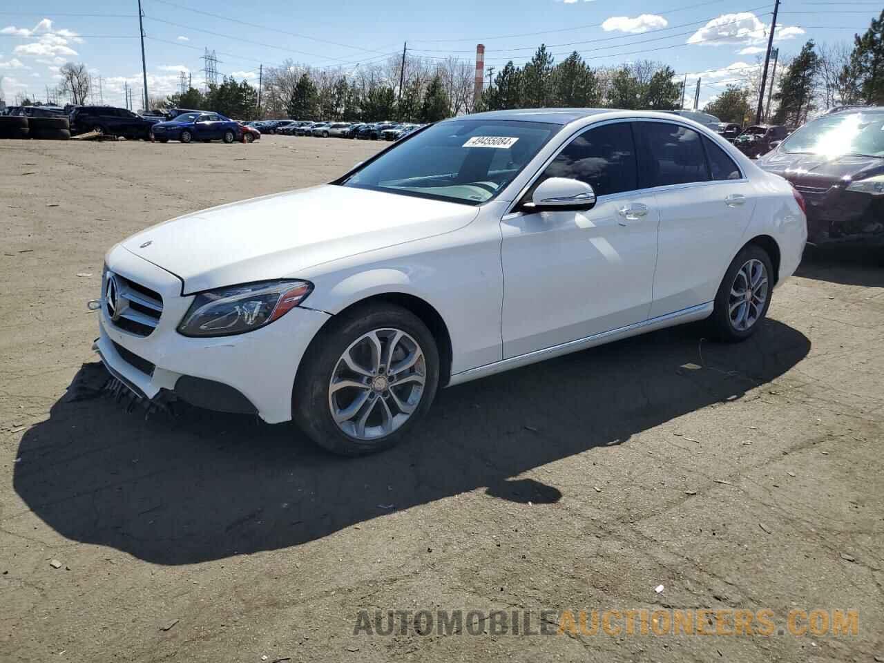 55SWF4KB6FU080573 MERCEDES-BENZ C-CLASS 2015