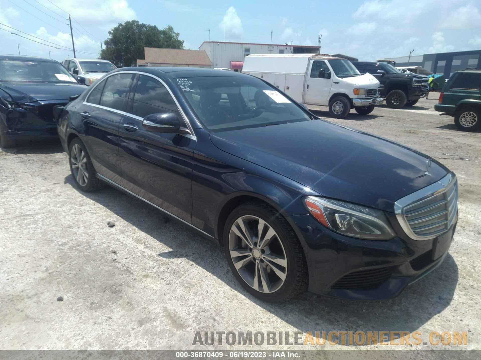 55SWF4KB6FU083649 MERCEDES-BENZ C-CLASS 2015