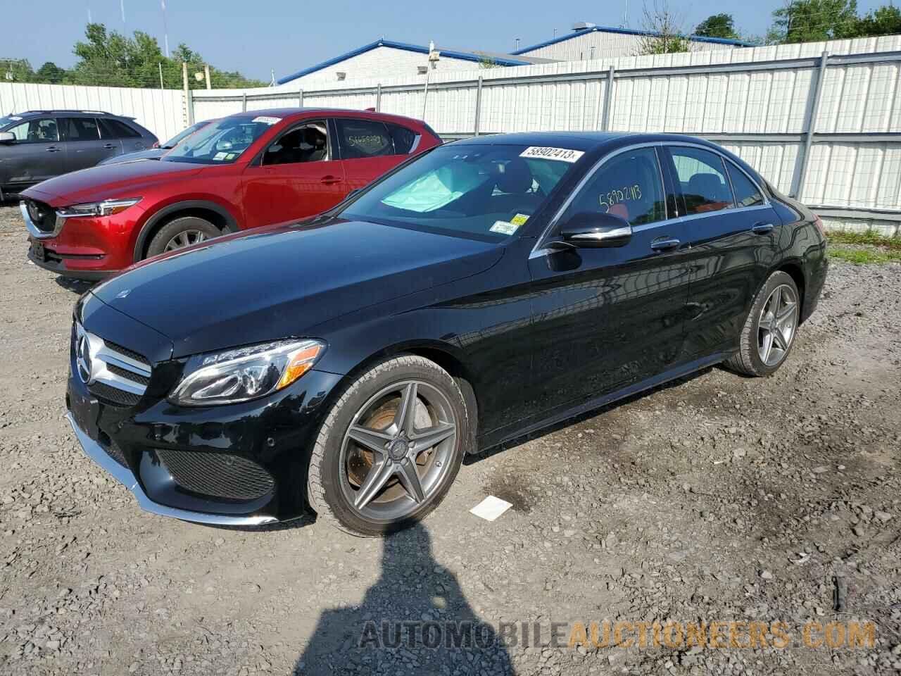 55SWF4KB6FU094909 MERCEDES-BENZ C-CLASS 2015