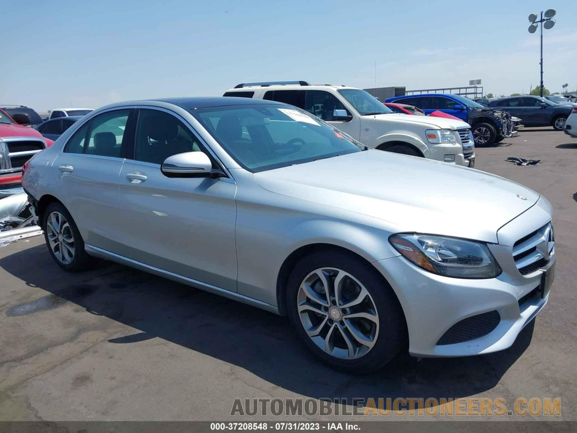 55SWF4KB6GU115744 MERCEDES-BENZ C-CLASS 2016