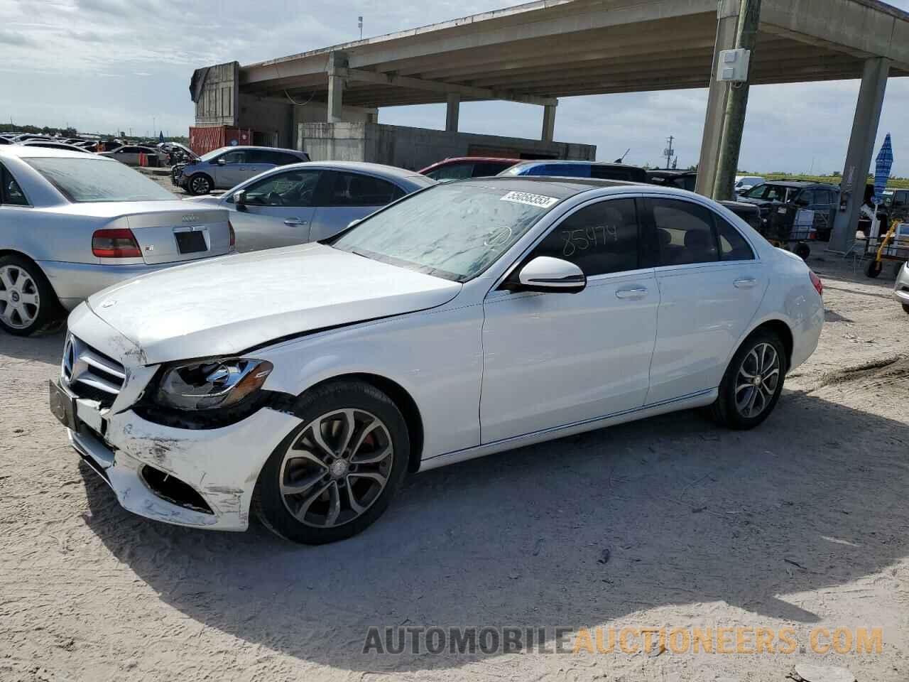 55SWF4KB6GU160733 MERCEDES-BENZ C-CLASS 2016