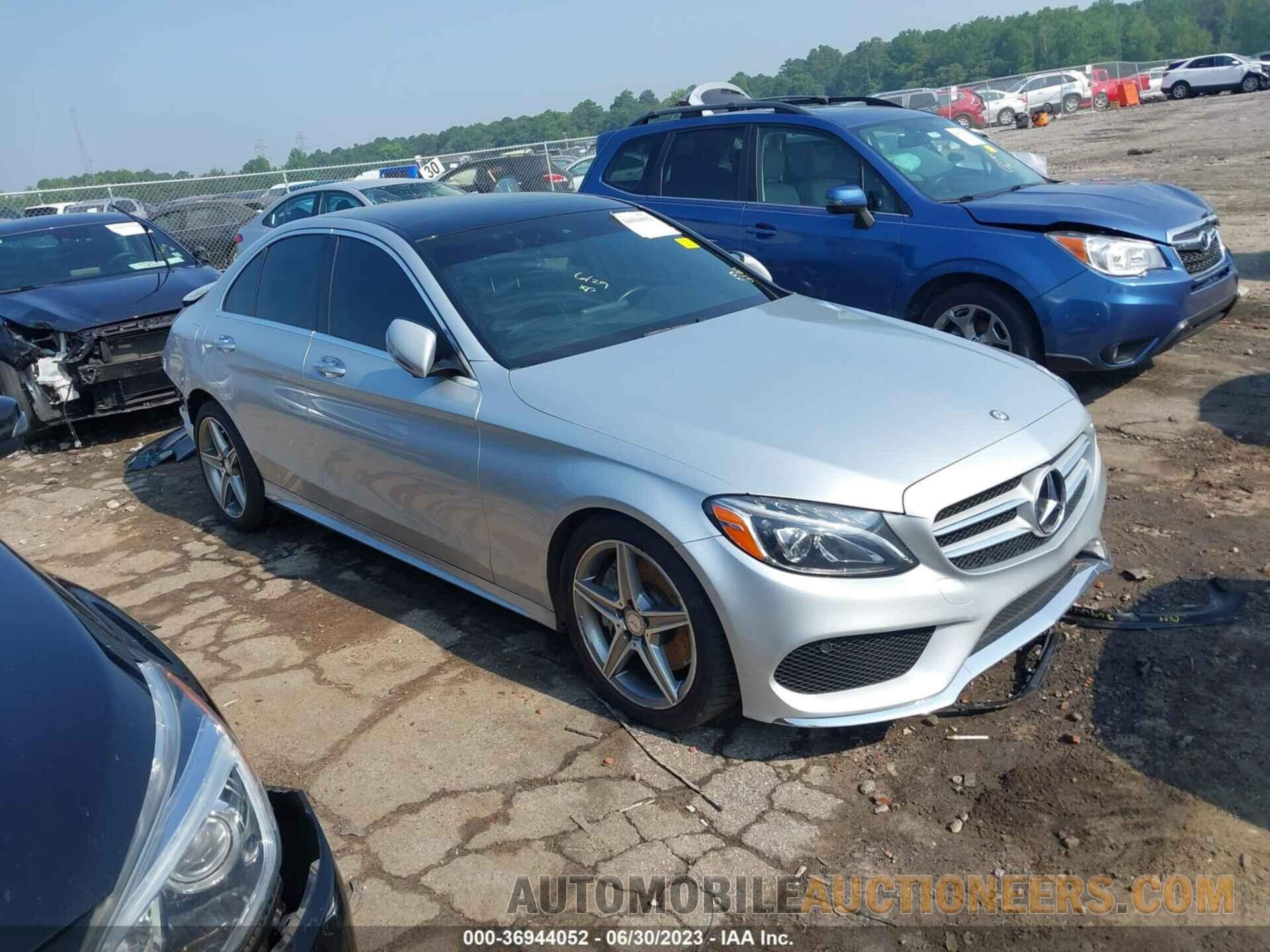 55SWF4KB6GU173630 MERCEDES-BENZ C-CLASS 2016