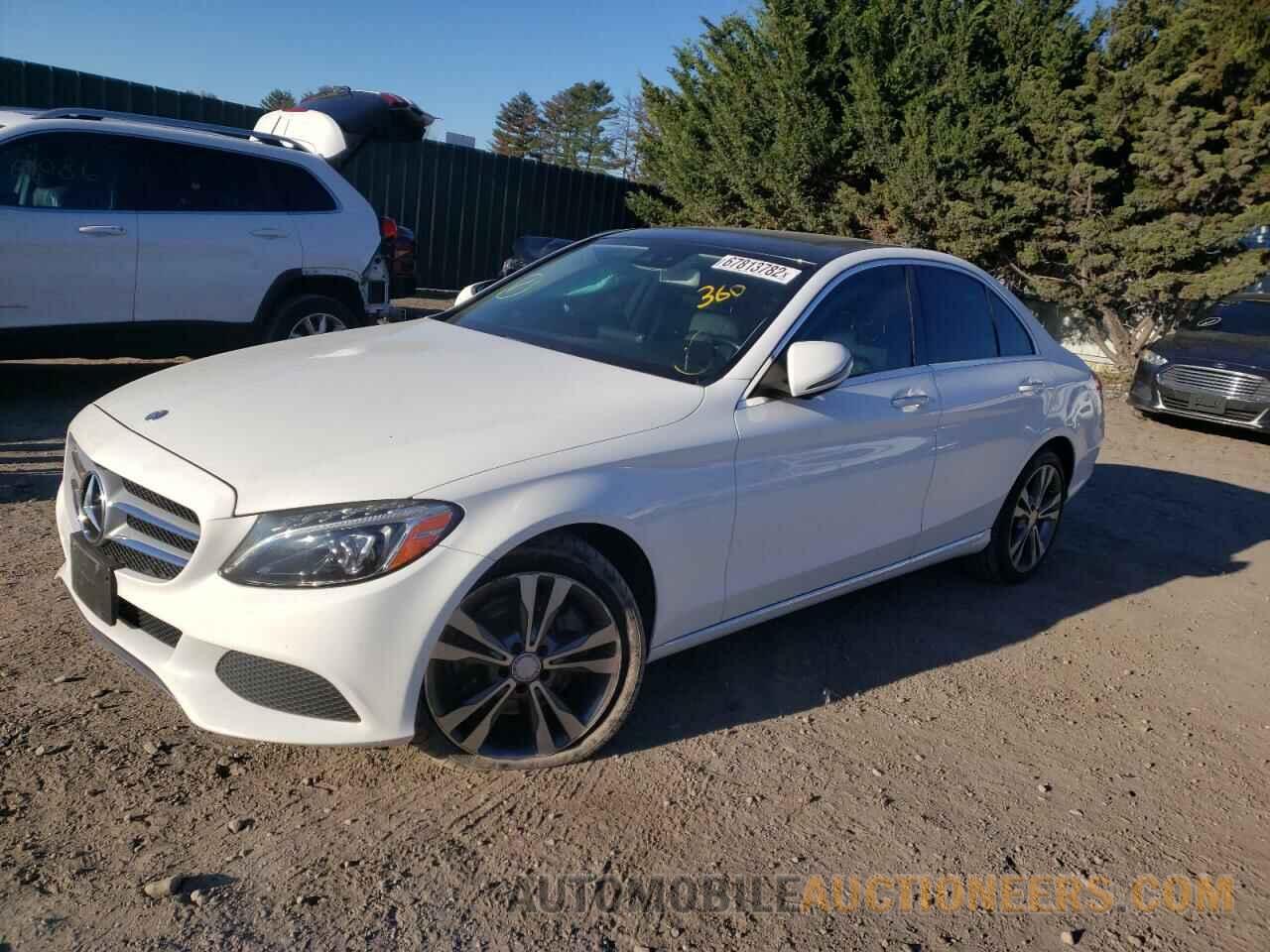 55SWF4KB6HU205736 MERCEDES-BENZ C-CLASS 2017