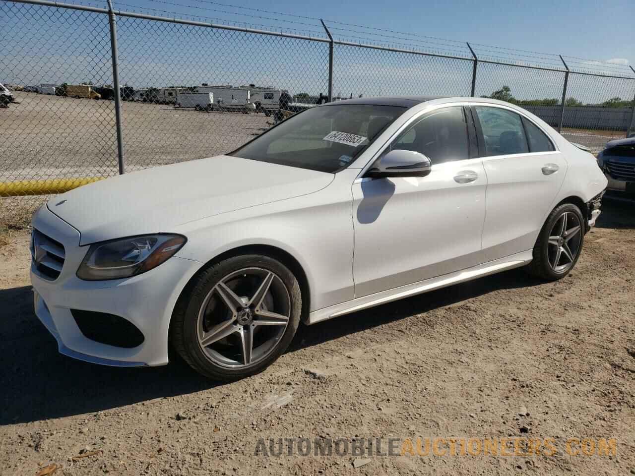 55SWF4KB6HU222407 MERCEDES-BENZ C-CLASS 2017