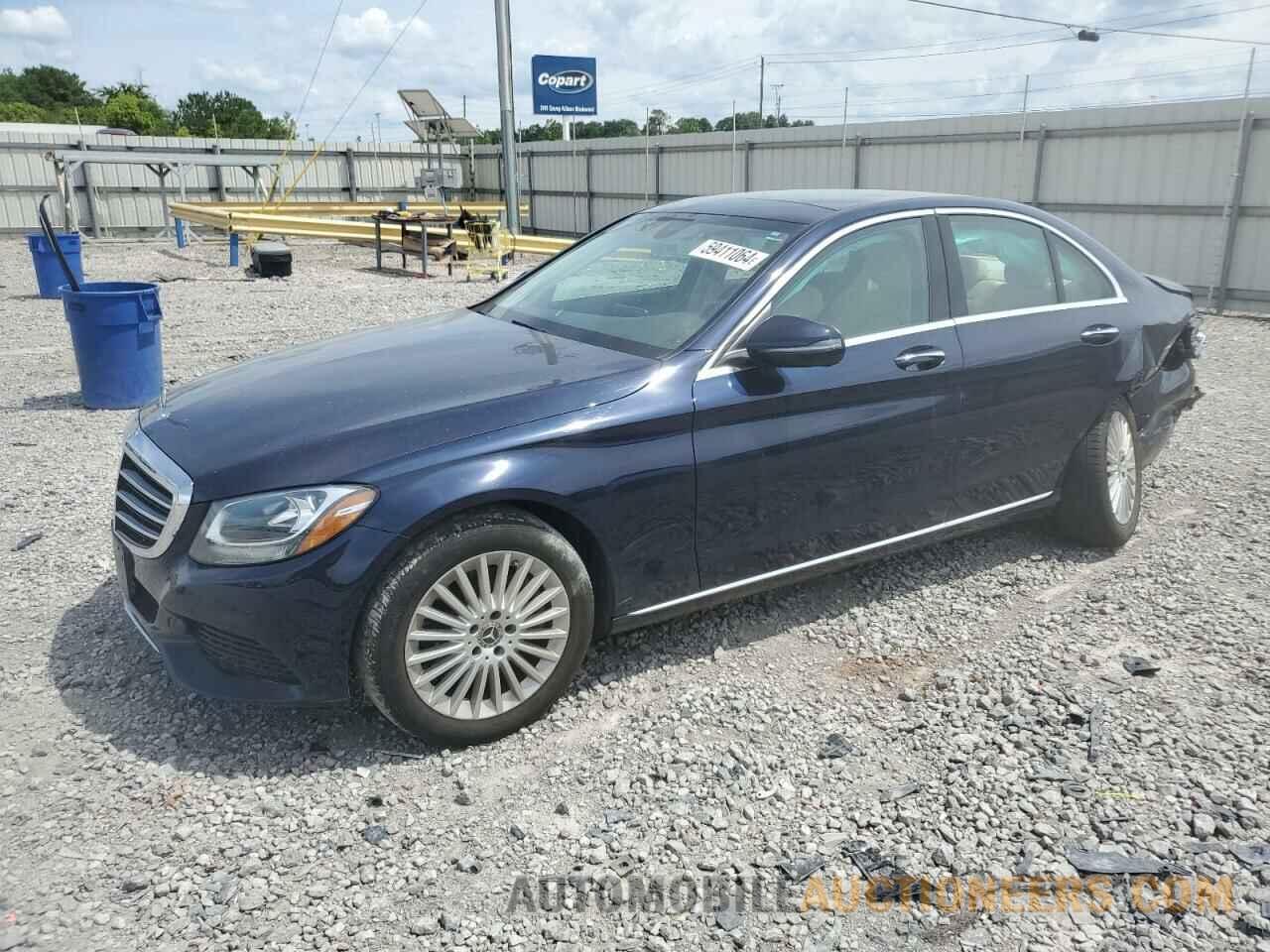 55SWF4KB6HU232287 MERCEDES-BENZ C-CLASS 2017