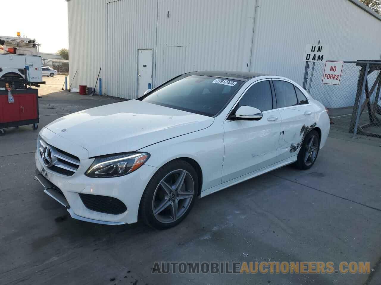 55SWF4KB6JU237897 MERCEDES-BENZ C-CLASS 2018