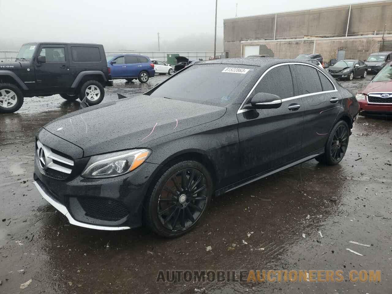 55SWF4KB7FU003582 MERCEDES-BENZ C-CLASS 2015