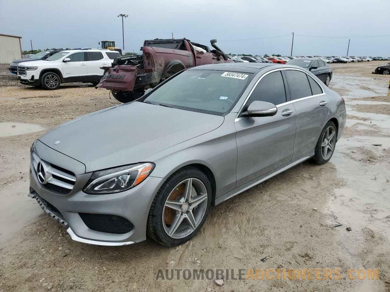 55SWF4KB7FU009303 MERCEDES-BENZ C-CLASS 2015