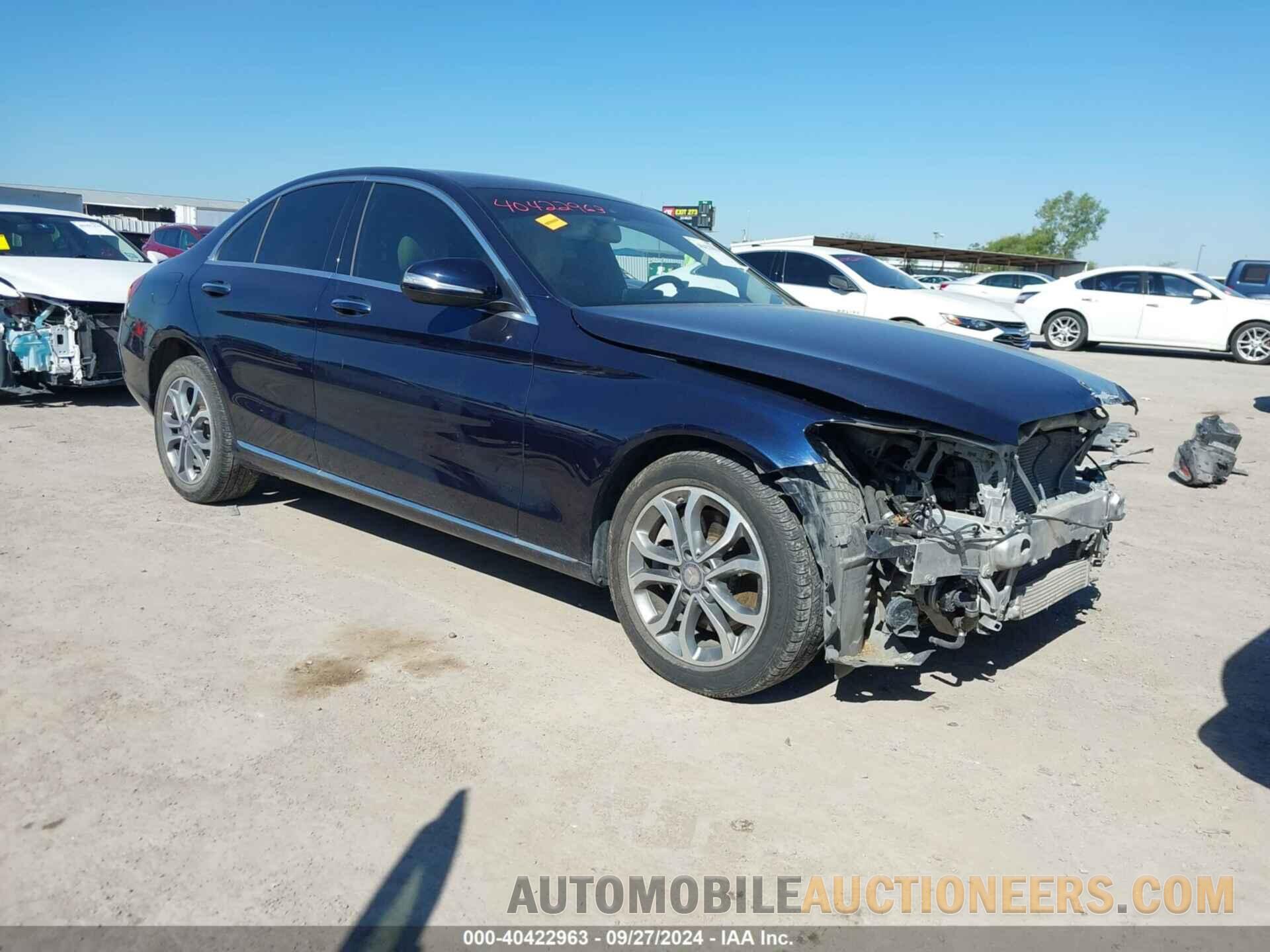 55SWF4KB7FU009804 MERCEDES-BENZ C 300 2015