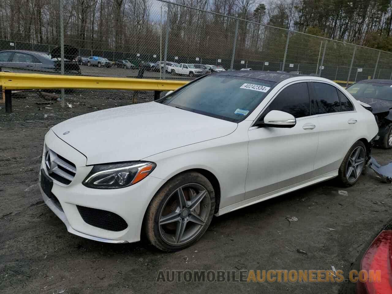 55SWF4KB7FU012458 MERCEDES-BENZ C-CLASS 2015