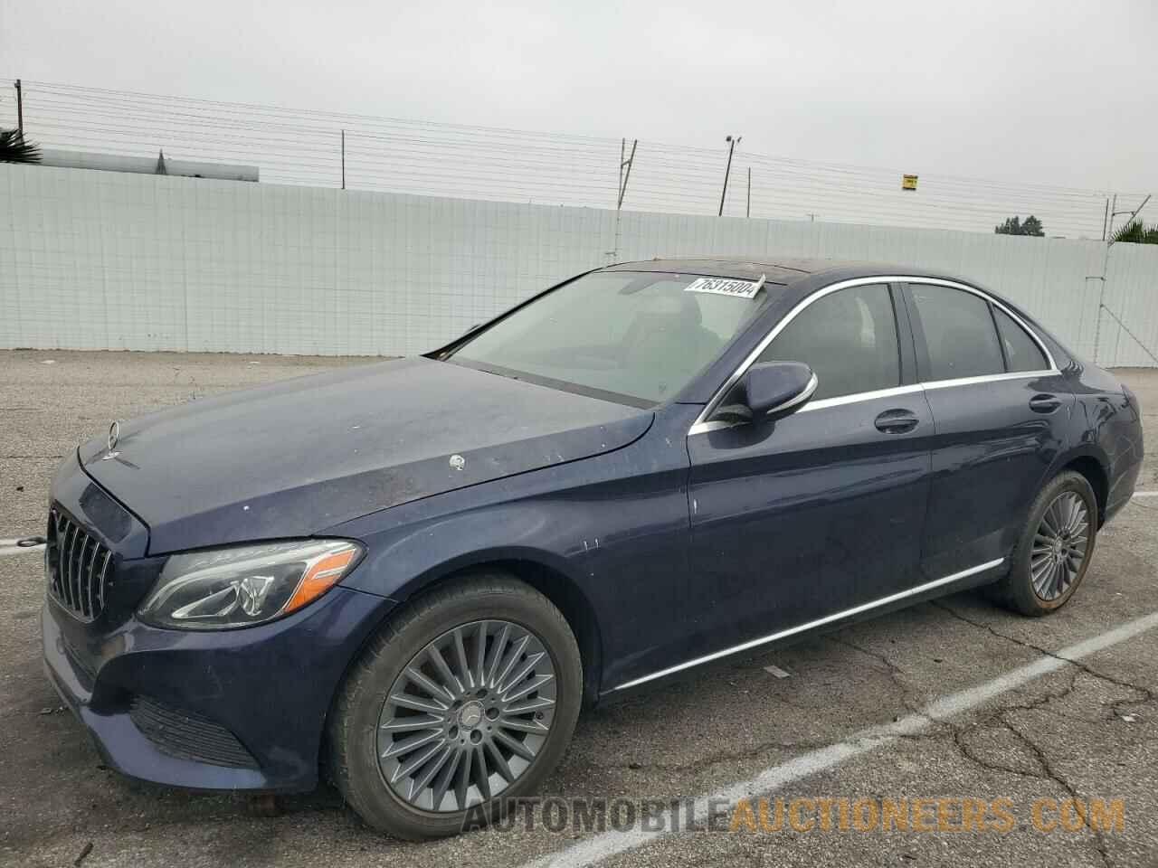 55SWF4KB7FU015649 MERCEDES-BENZ C-CLASS 2015