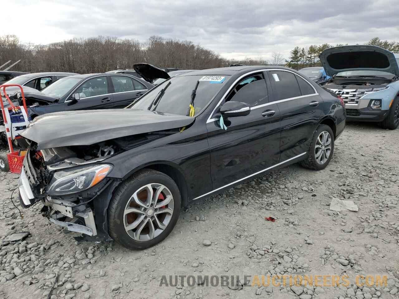 55SWF4KB7FU017319 MERCEDES-BENZ C-CLASS 2015