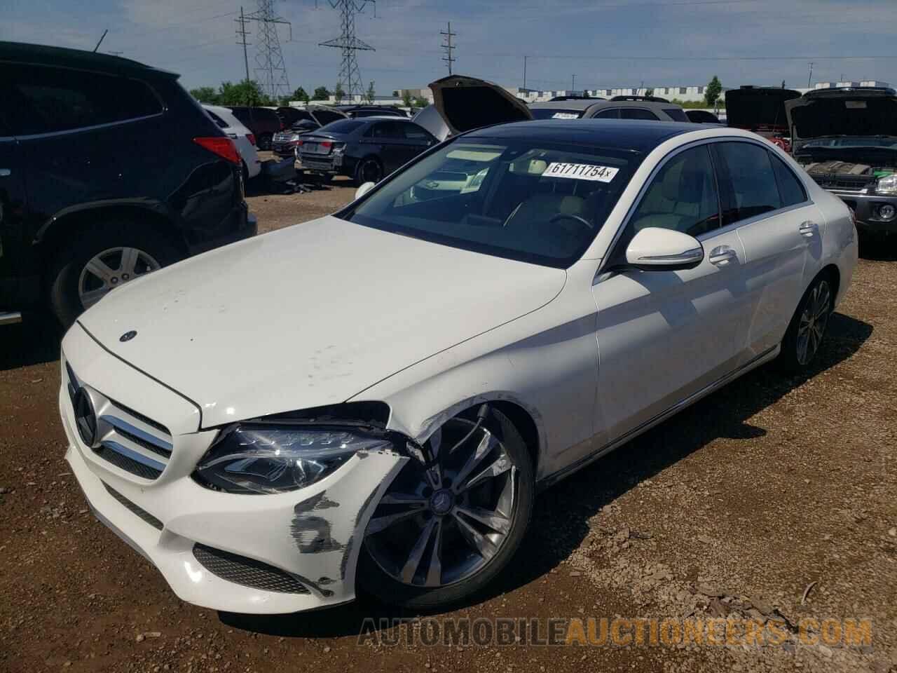 55SWF4KB7FU019121 MERCEDES-BENZ C-CLASS 2015