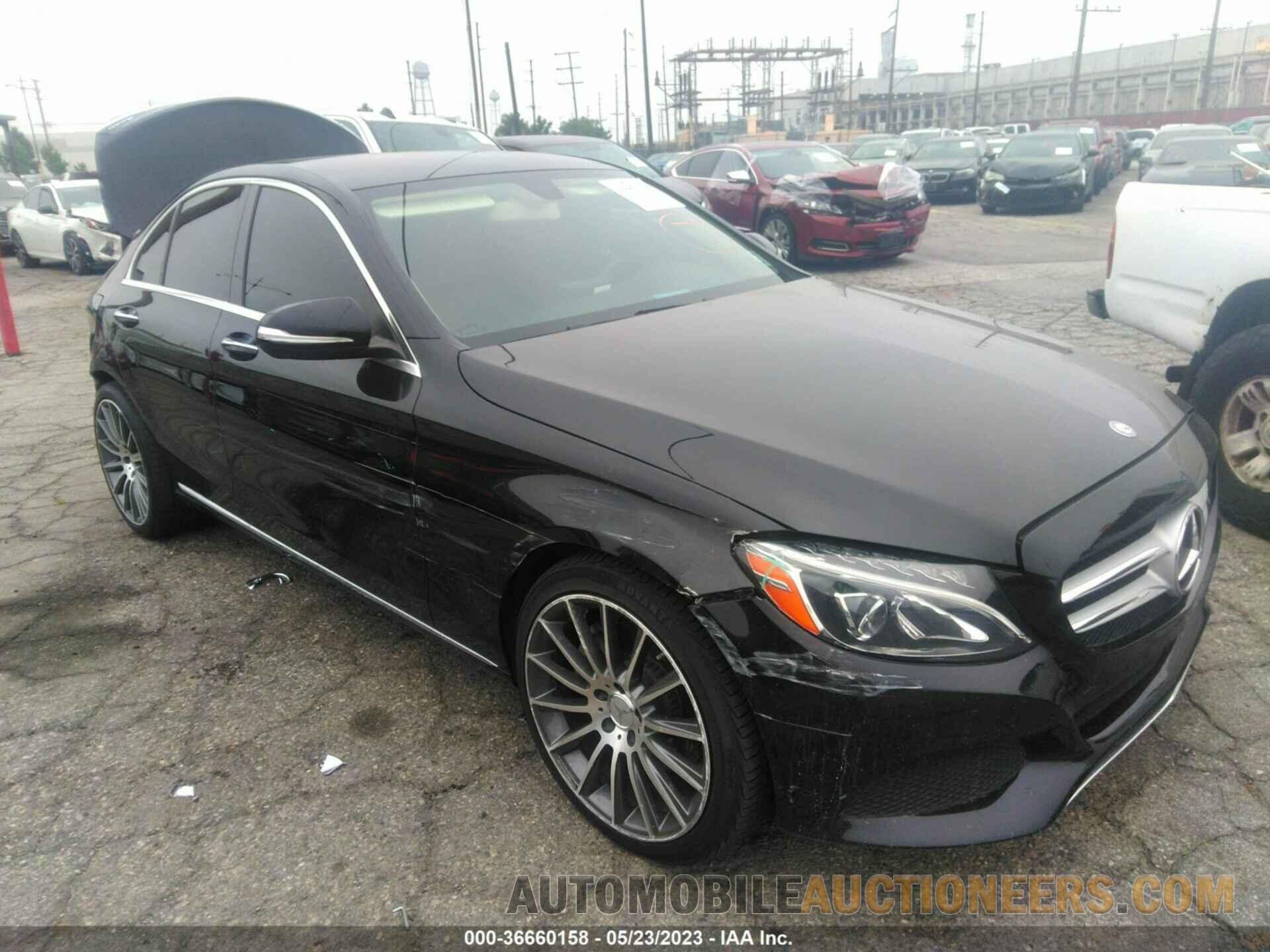 55SWF4KB7FU019782 MERCEDES-BENZ C-CLASS 2015