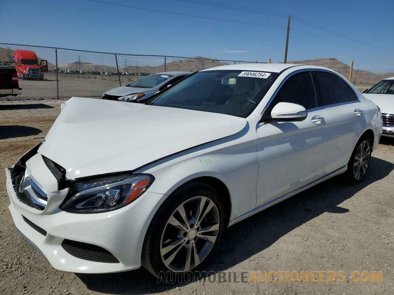 55SWF4KB7FU035013 MERCEDES-BENZ C-CLASS 2015