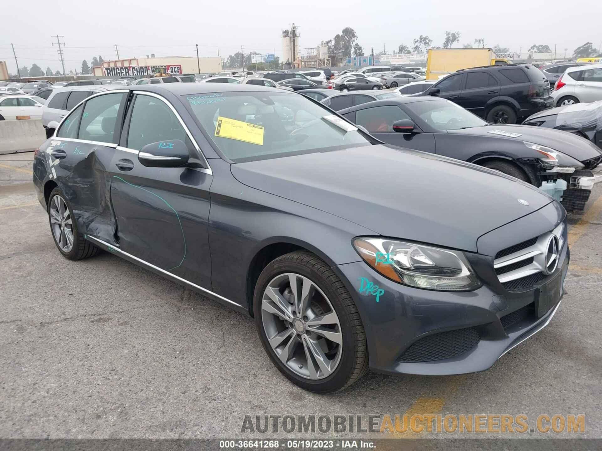 55SWF4KB7FU035514 MERCEDES-BENZ C-CLASS 2015