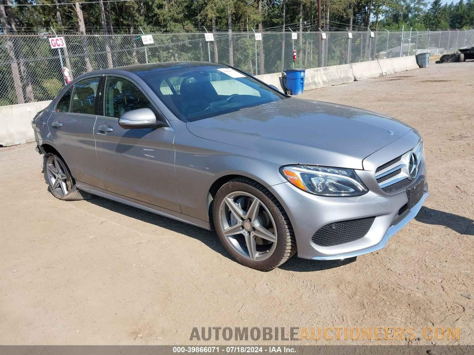 55SWF4KB7FU035853 MERCEDES-BENZ C 2015