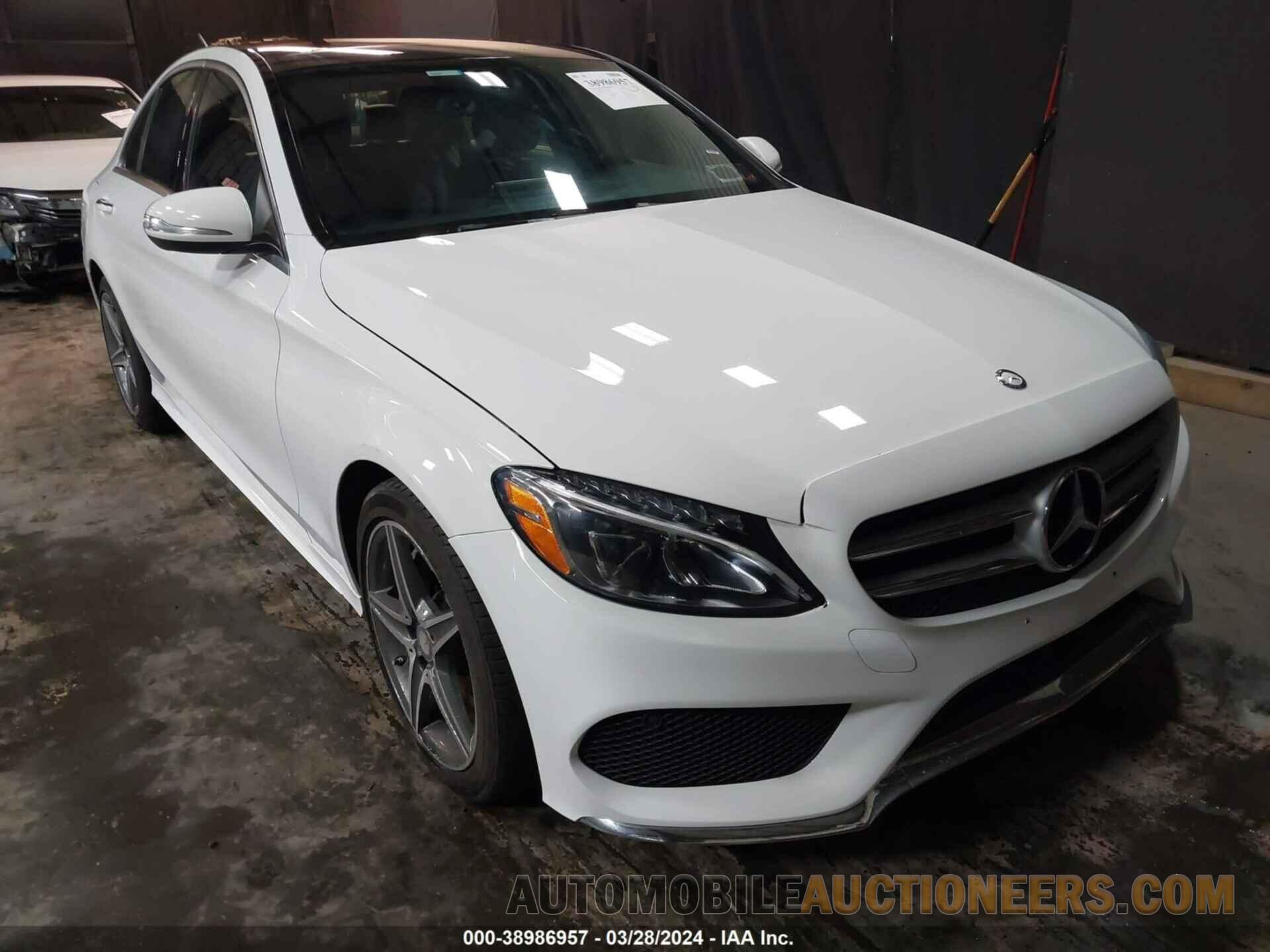 55SWF4KB7FU036744 MERCEDES-BENZ C 300 2015