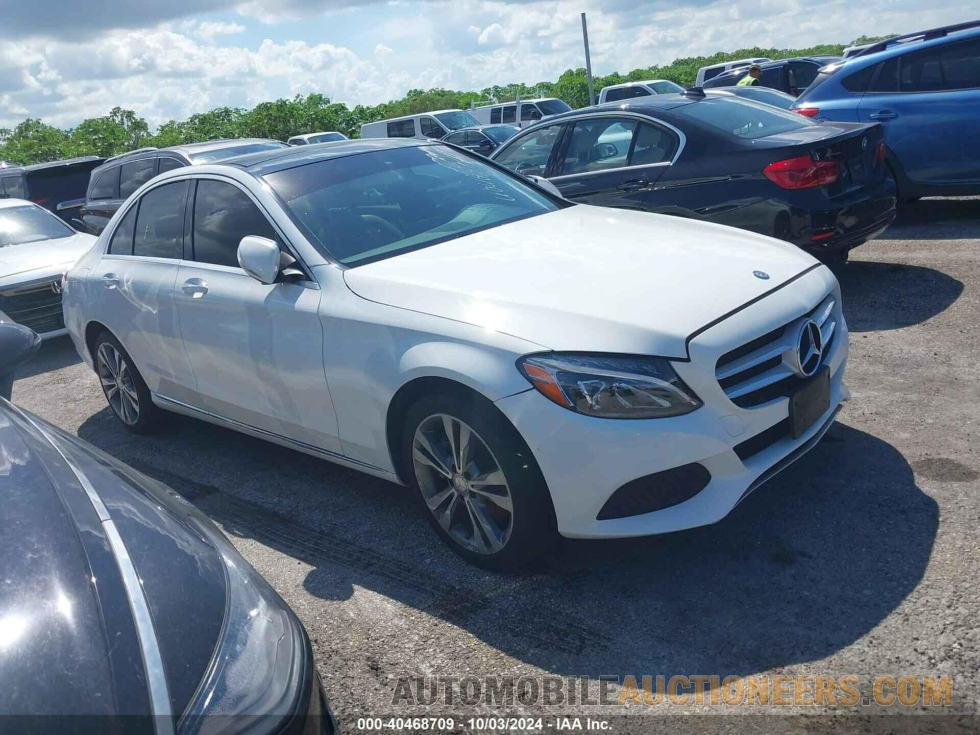 55SWF4KB7FU036811 MERCEDES-BENZ C 2015