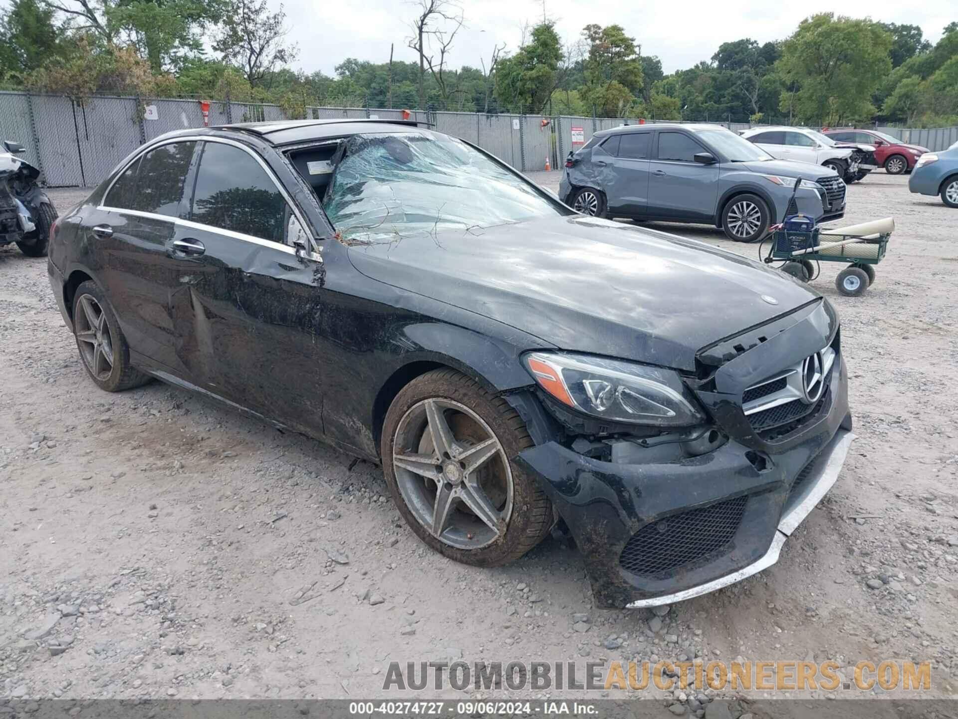 55SWF4KB7FU037909 MERCEDES-BENZ C 2015