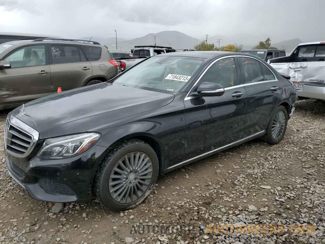 55SWF4KB7FU042804 MERCEDES-BENZ C-CLASS 2015