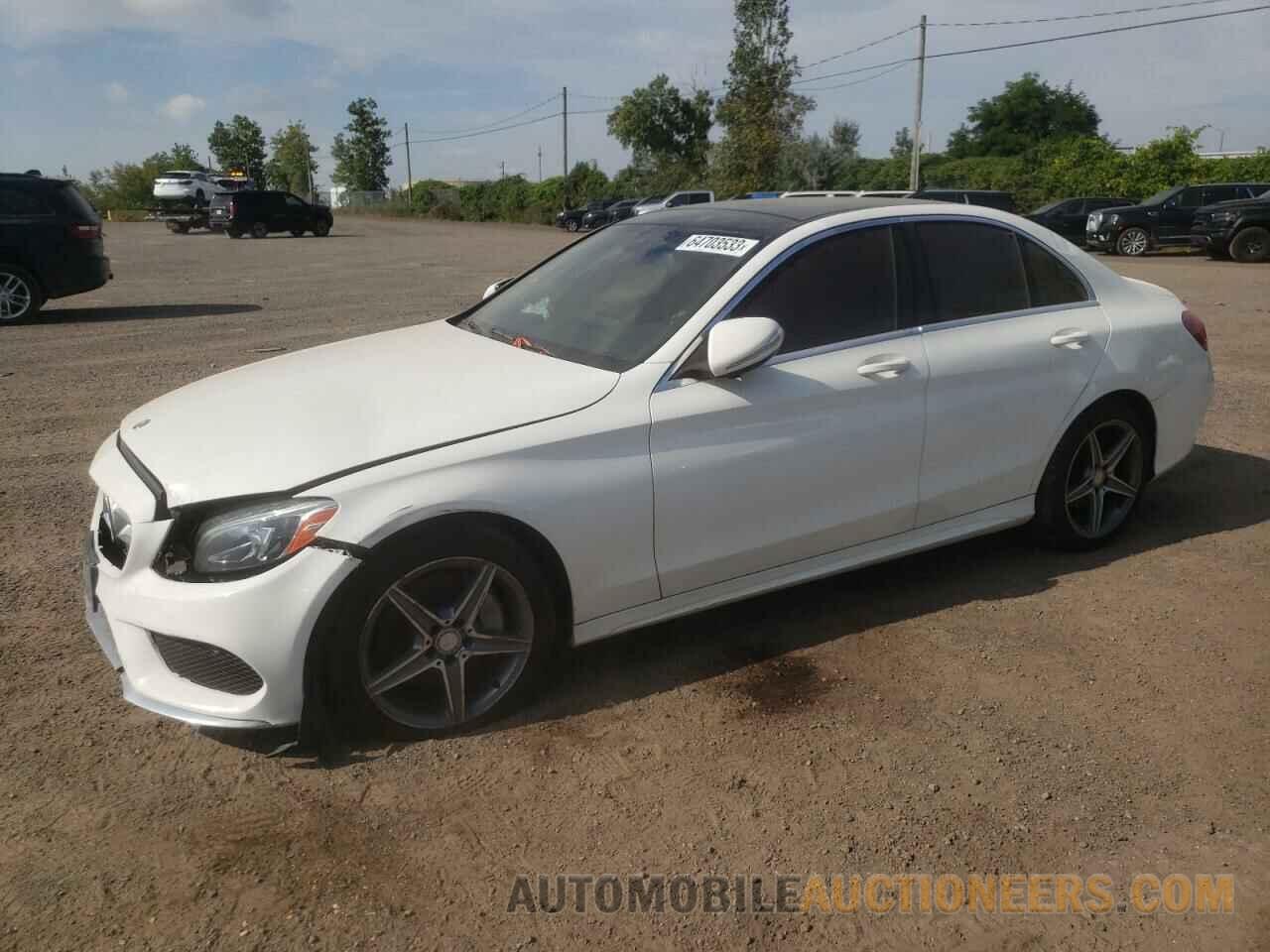 55SWF4KB7FU046092 MERCEDES-BENZ C-CLASS 2015