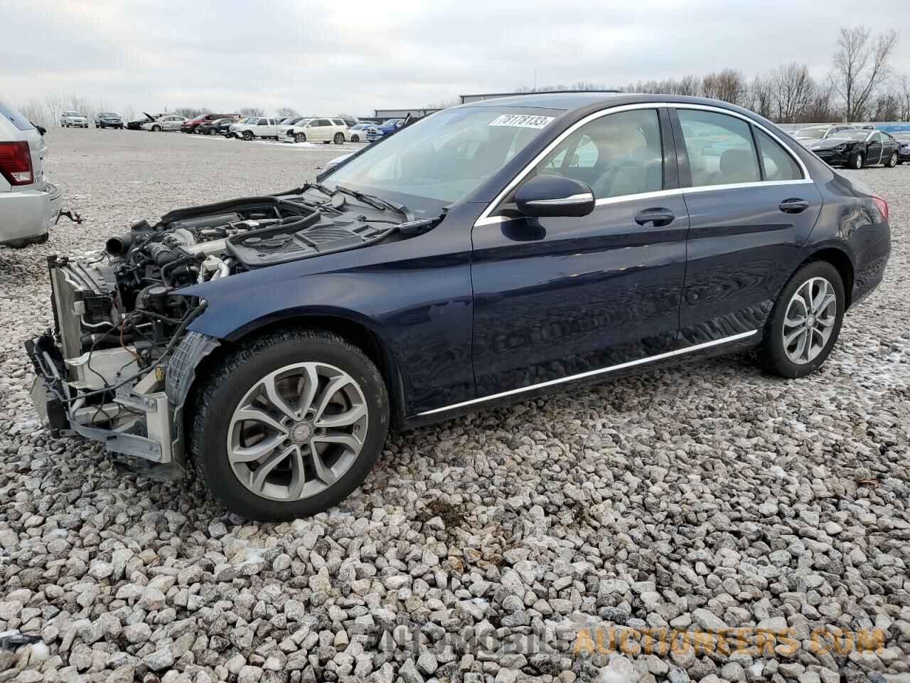 55SWF4KB7FU047534 MERCEDES-BENZ C-CLASS 2015