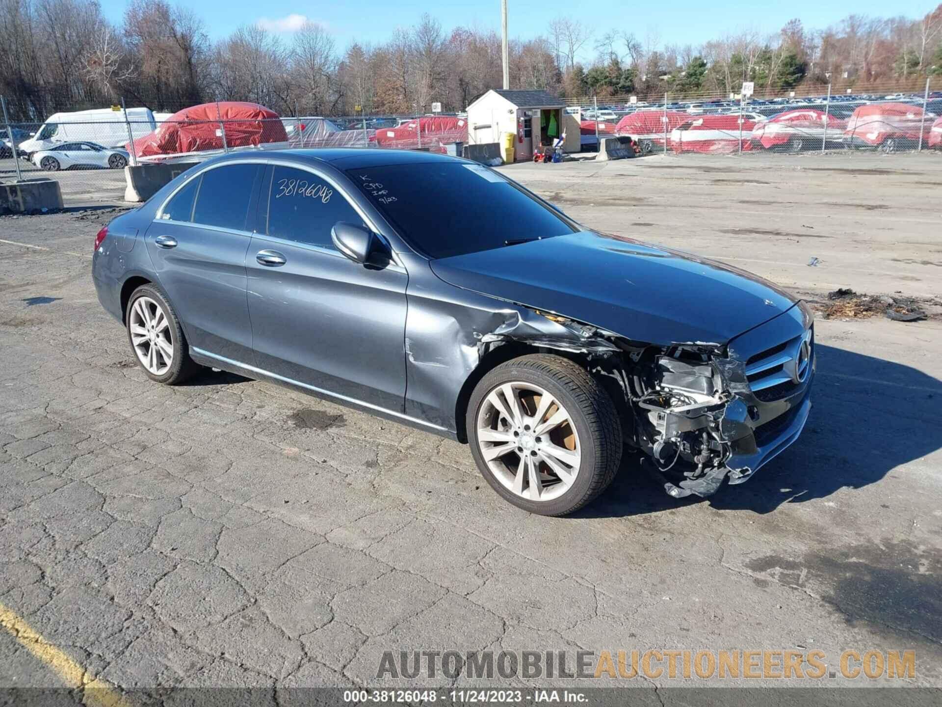 55SWF4KB7FU052913 MERCEDES-BENZ C-CLASS 2015