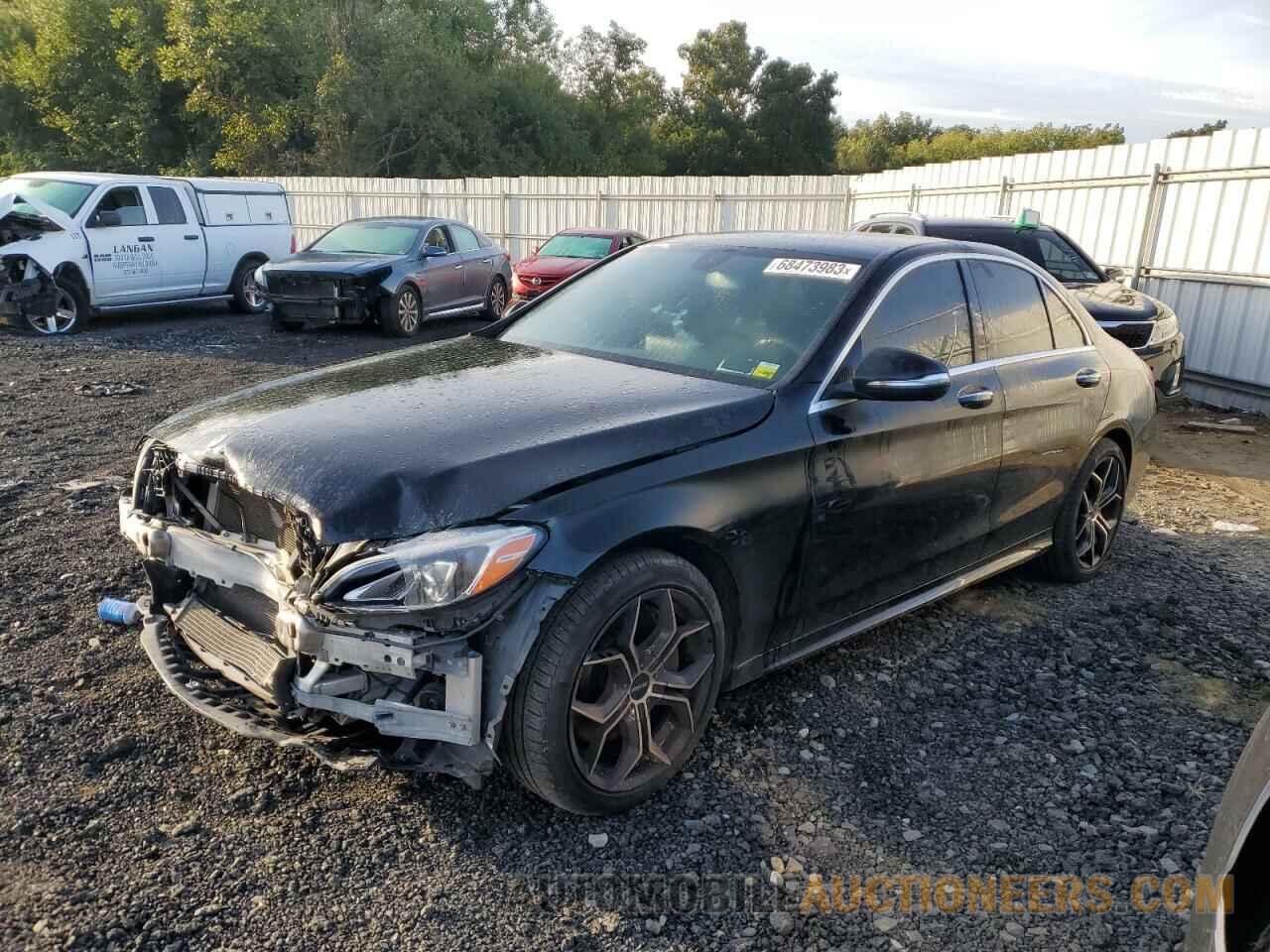 55SWF4KB7FU057254 MERCEDES-BENZ C-CLASS 2015