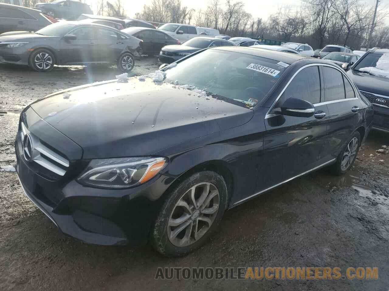 55SWF4KB7FU070246 MERCEDES-BENZ C-CLASS 2015