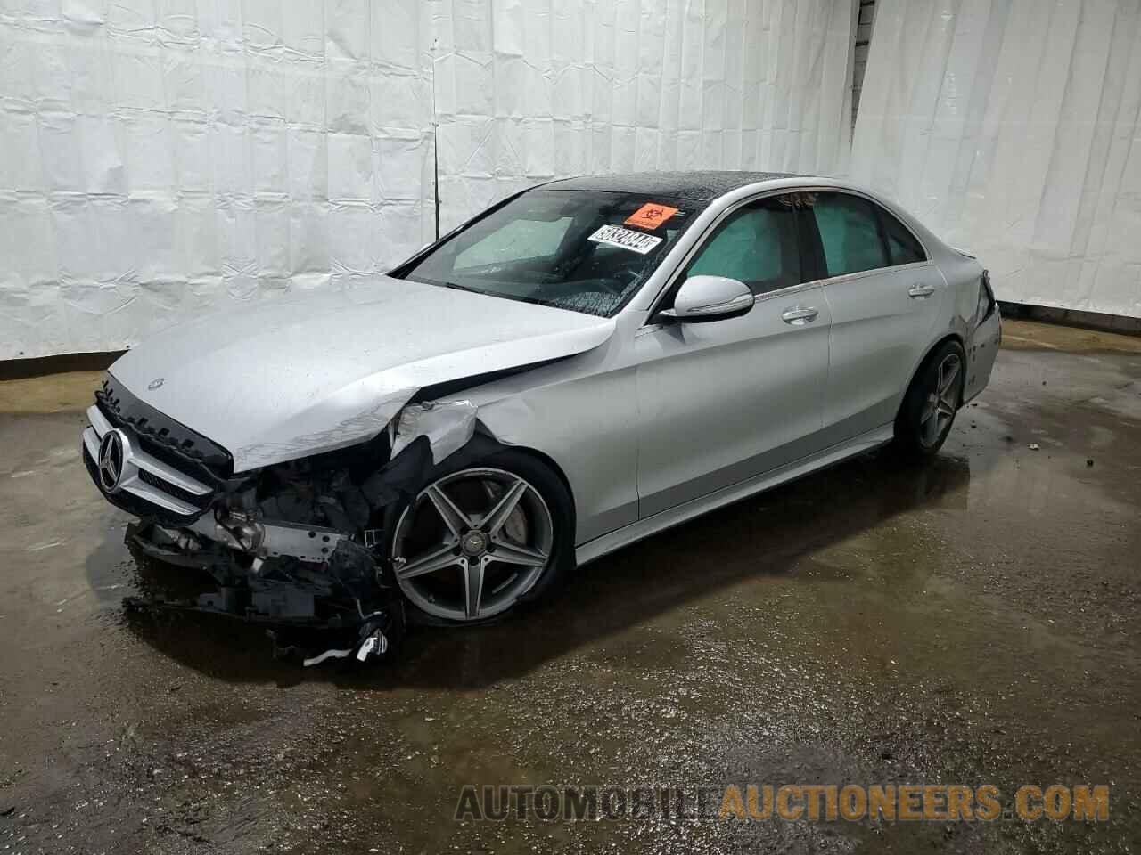 55SWF4KB7FU071963 MERCEDES-BENZ C-CLASS 2015