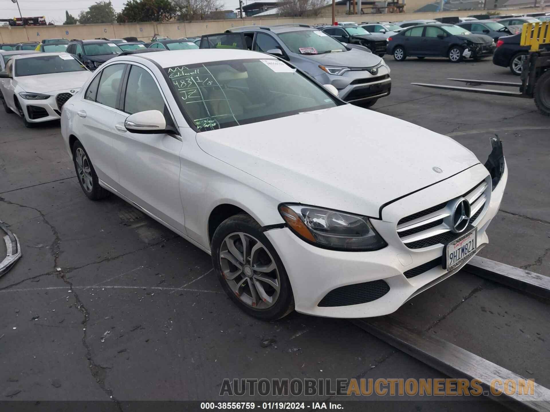 55SWF4KB7FU085376 MERCEDES-BENZ C 2015