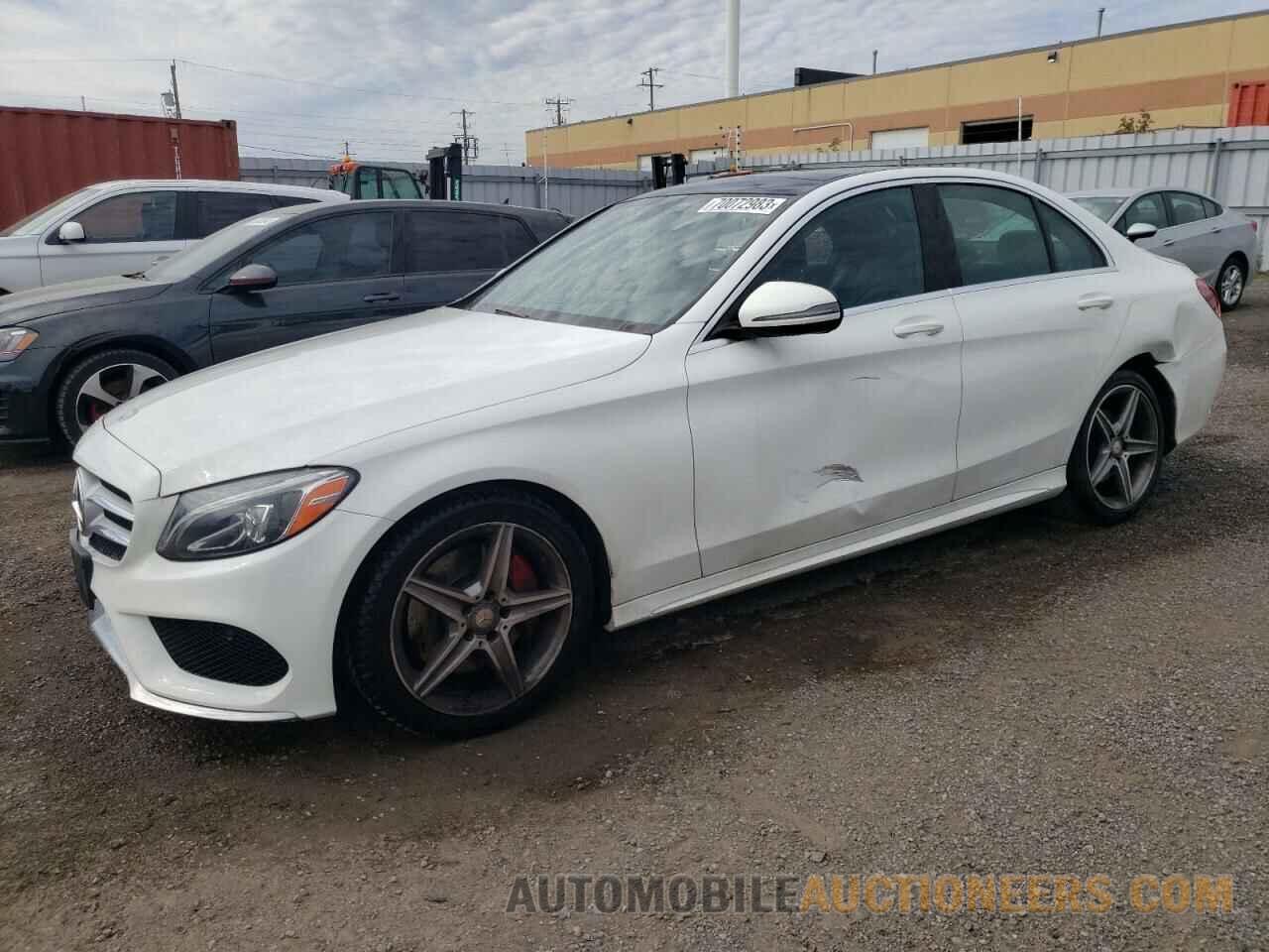 55SWF4KB7GU158229 MERCEDES-BENZ C-CLASS 2016