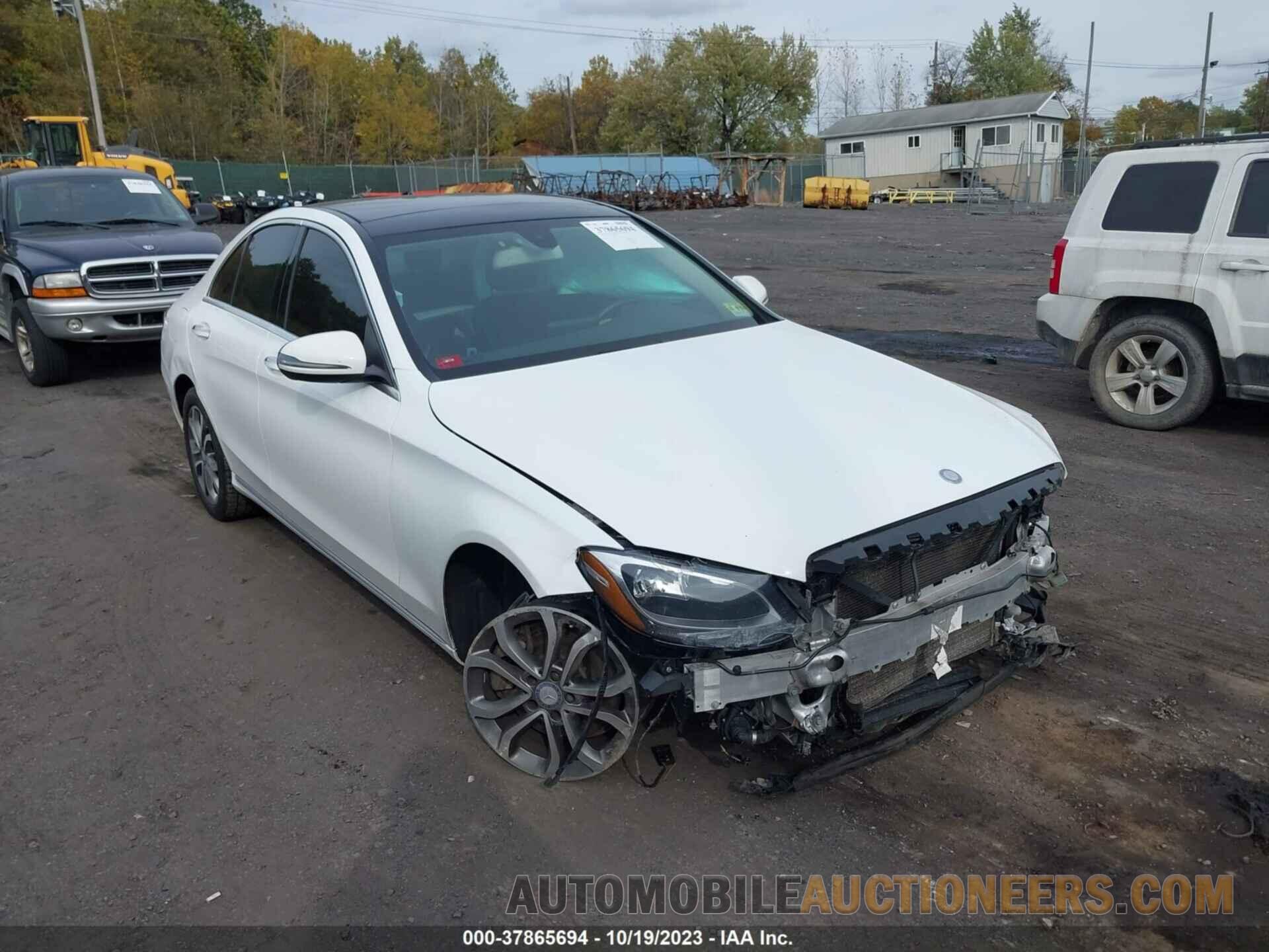 55SWF4KB7GU175791 MERCEDES-BENZ C-CLASS 2016