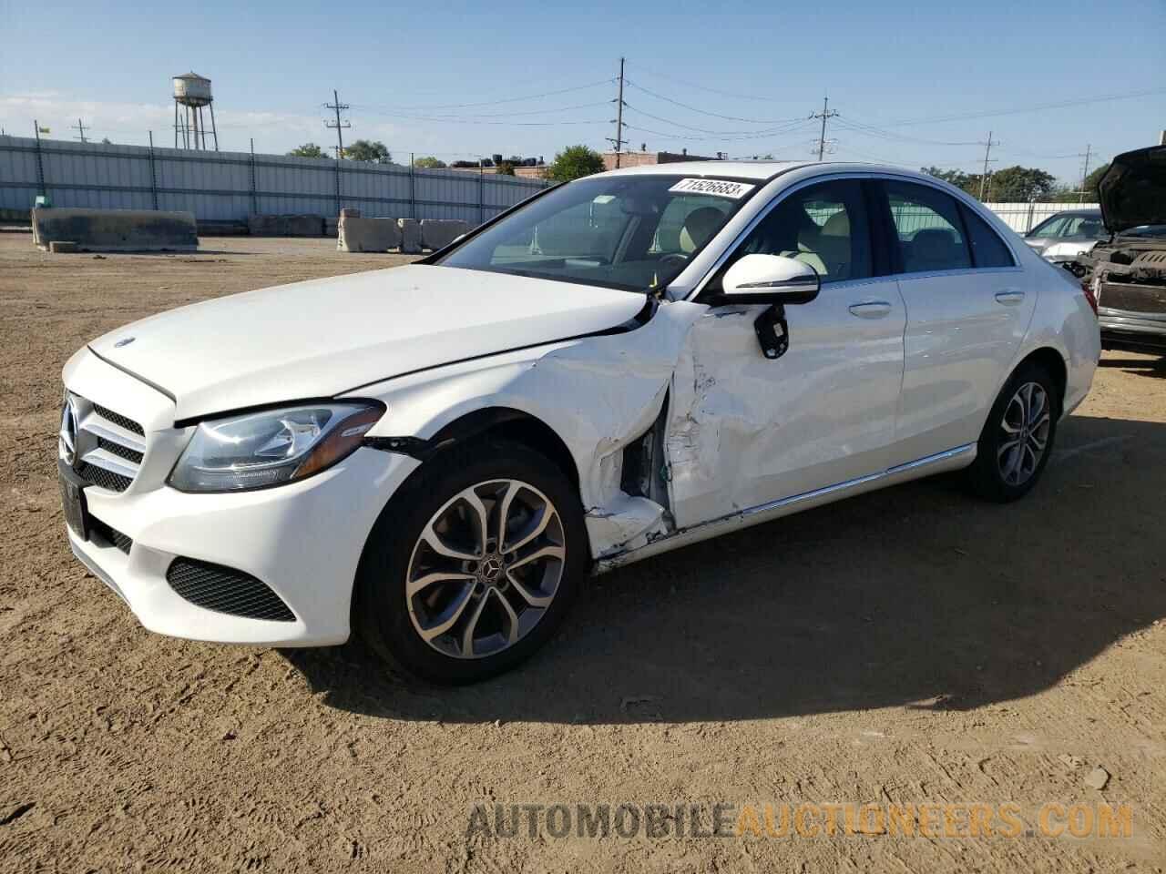 55SWF4KB7JU245913 MERCEDES-BENZ C-CLASS 2018