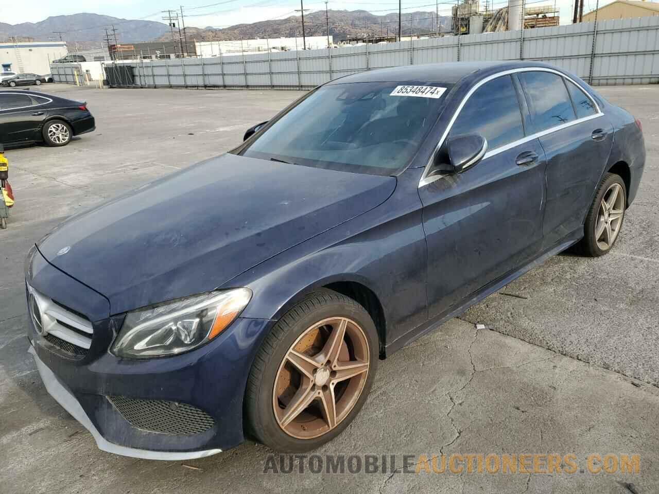 55SWF4KB8FU000268 MERCEDES-BENZ C-CLASS 2015