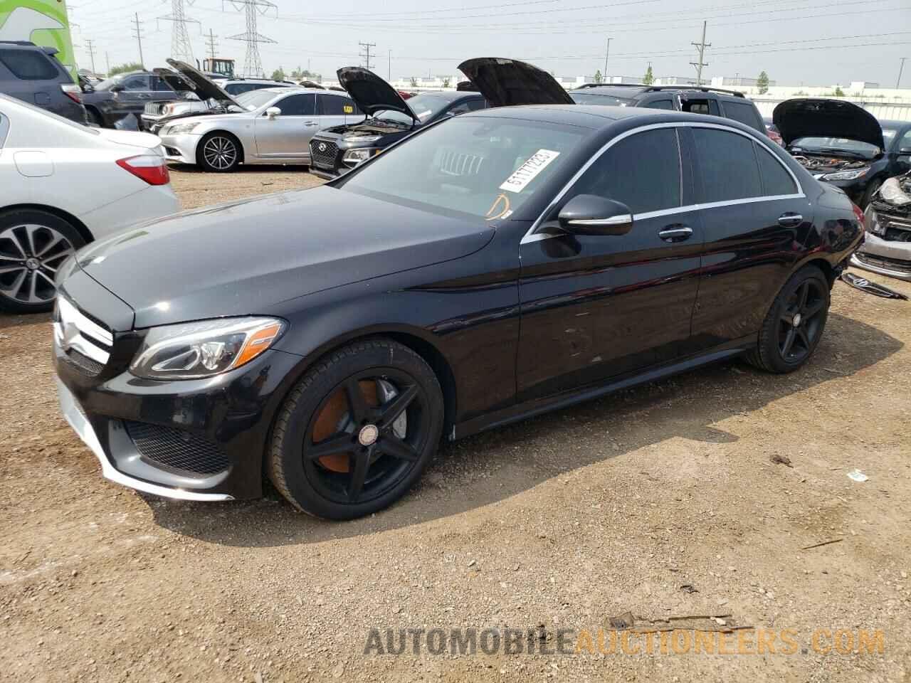 55SWF4KB8FU003655 MERCEDES-BENZ C-CLASS 2015