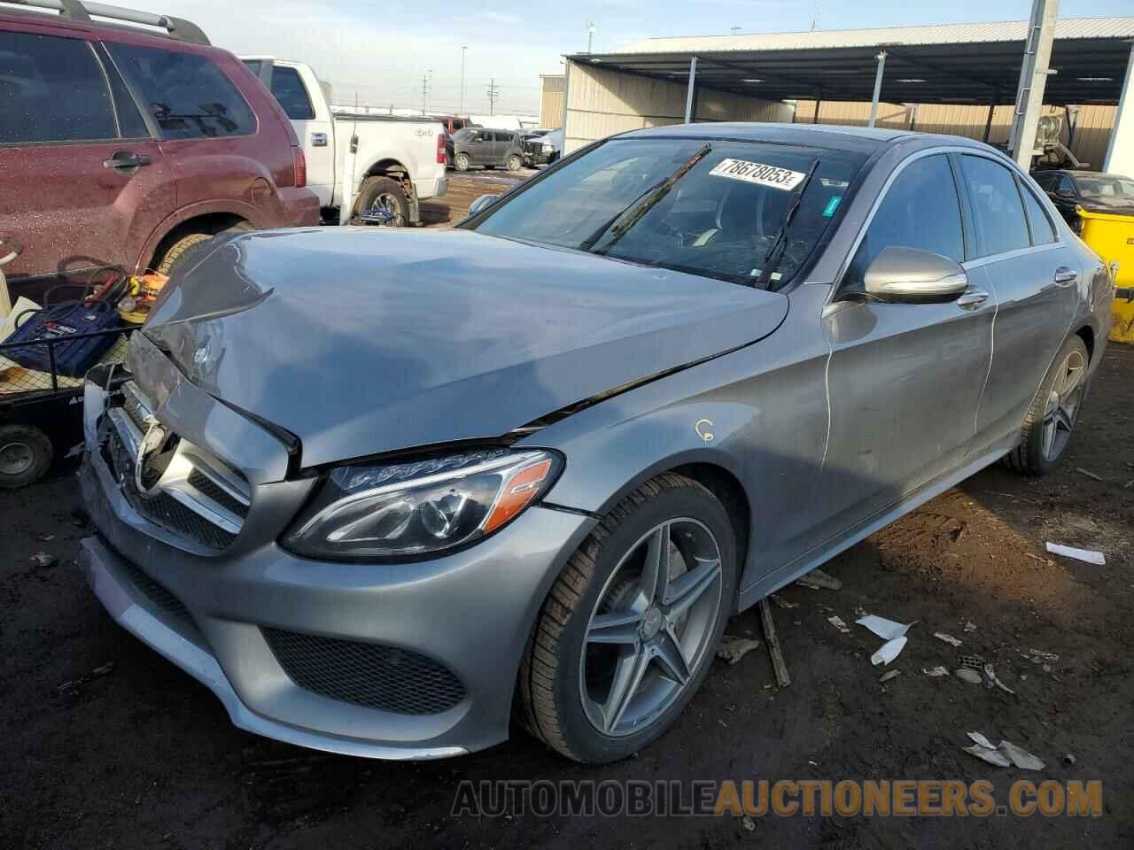 55SWF4KB8FU004823 MERCEDES-BENZ C-CLASS 2015