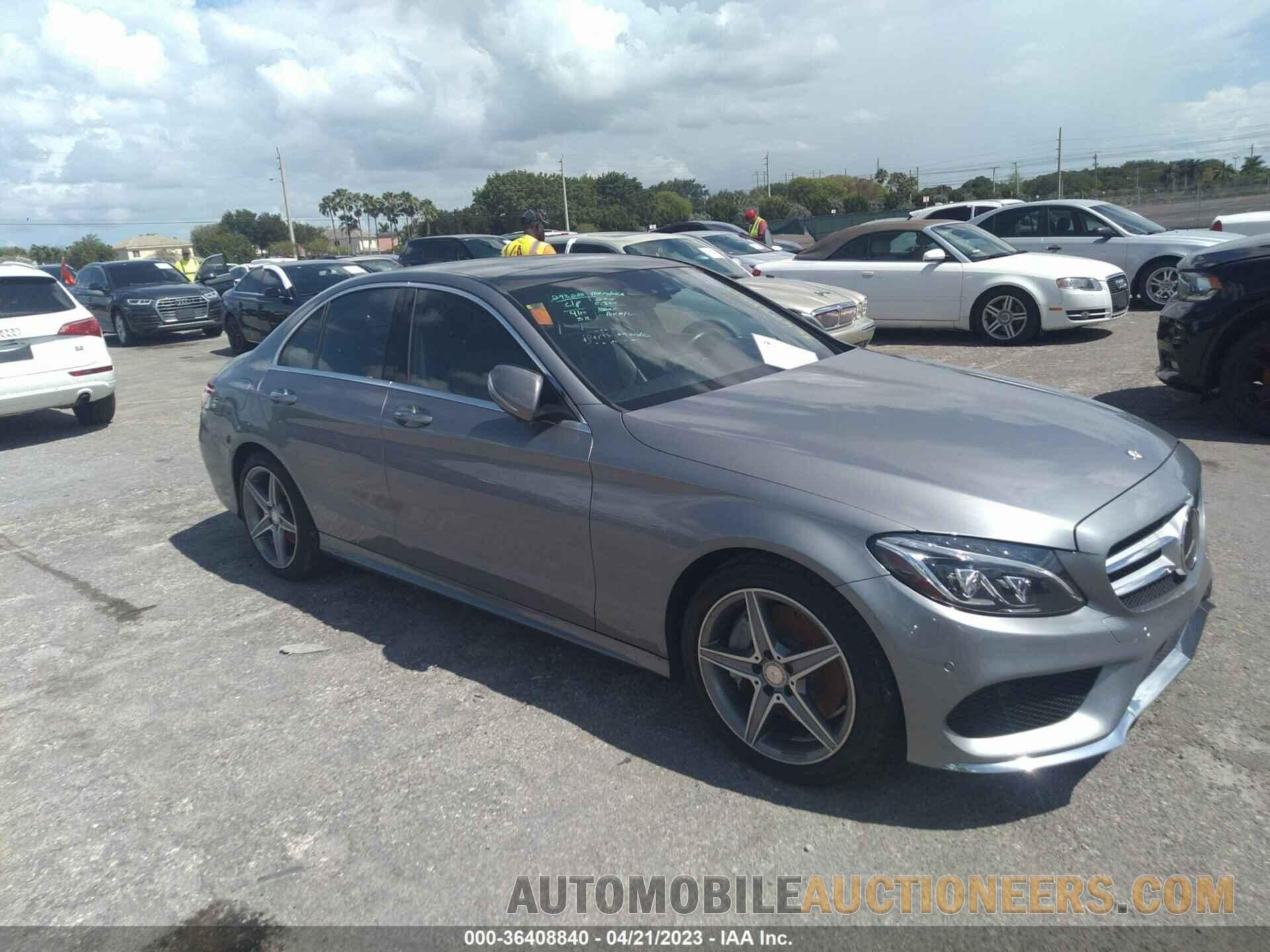 55SWF4KB8FU006636 MERCEDES-BENZ C-CLASS 2015