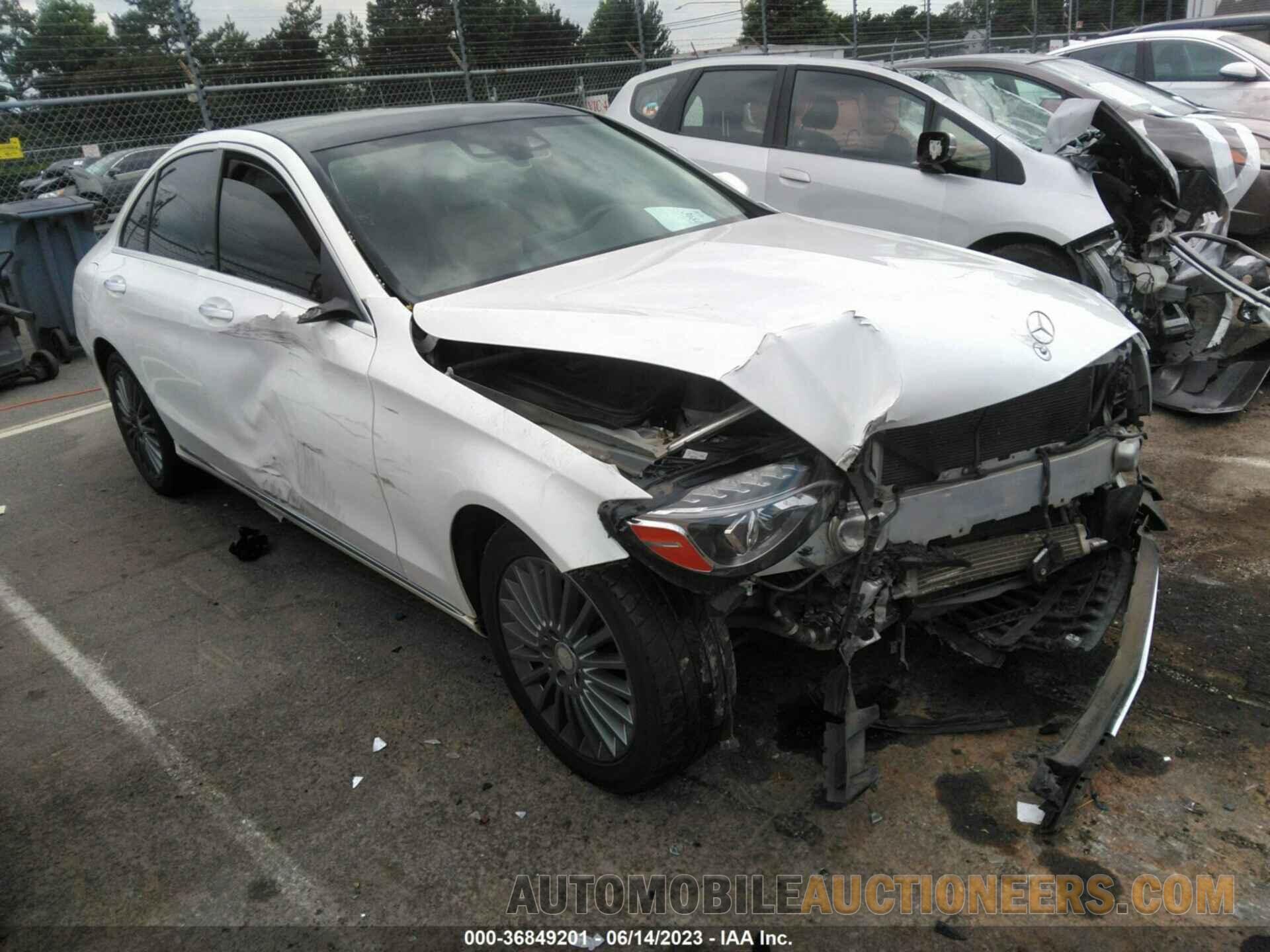 55SWF4KB8FU007995 MERCEDES-BENZ C-CLASS 2015