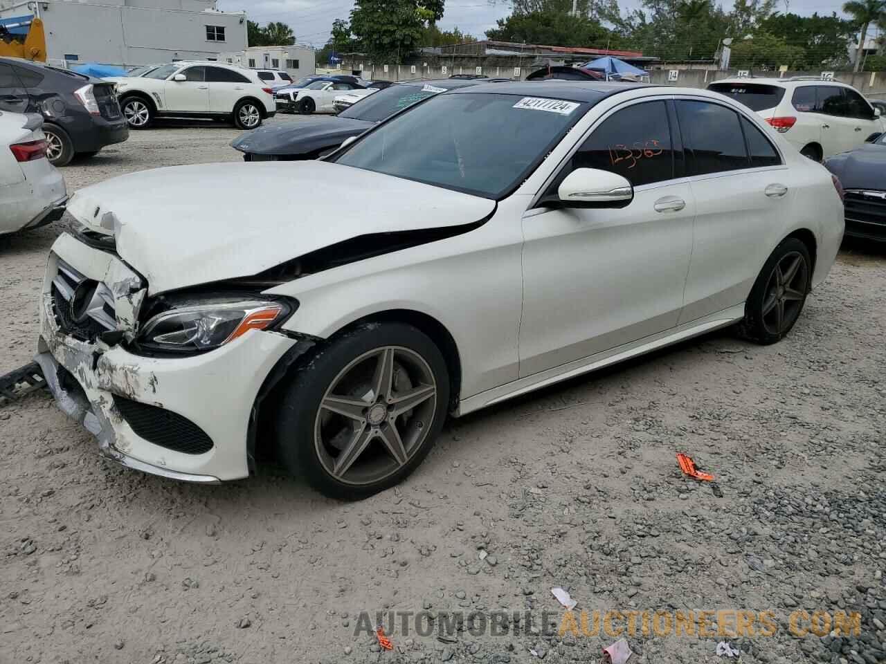 55SWF4KB8FU008015 MERCEDES-BENZ C-CLASS 2015