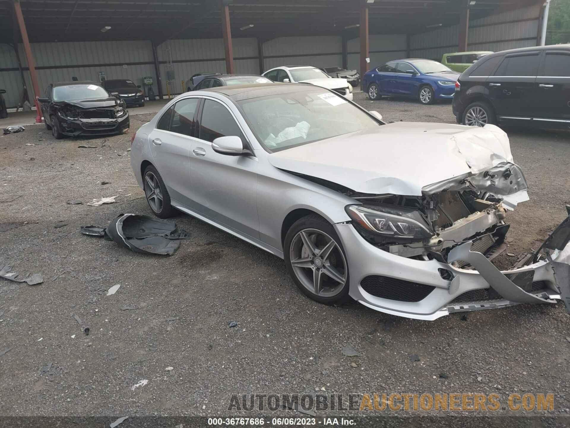 55SWF4KB8FU011447 MERCEDES-BENZ C-CLASS 2015